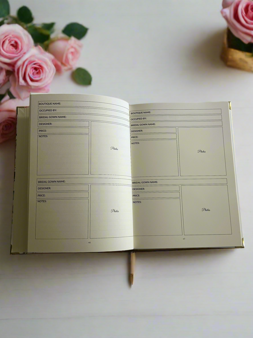 [PRE-ORDER: Ships November 2025] The Wedding Engagement Journal – Planner & Memory Book